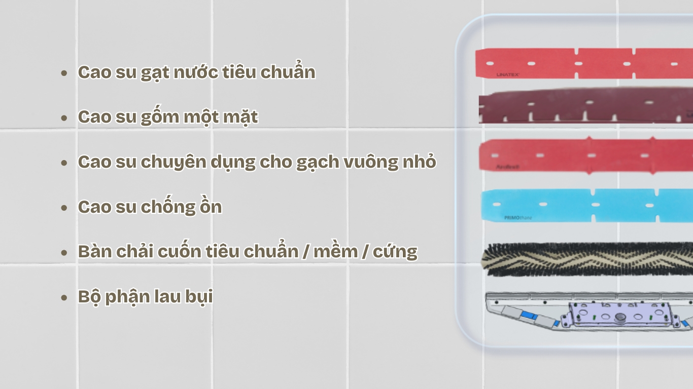 Phụ kiện & tùy chọn linh hoạt