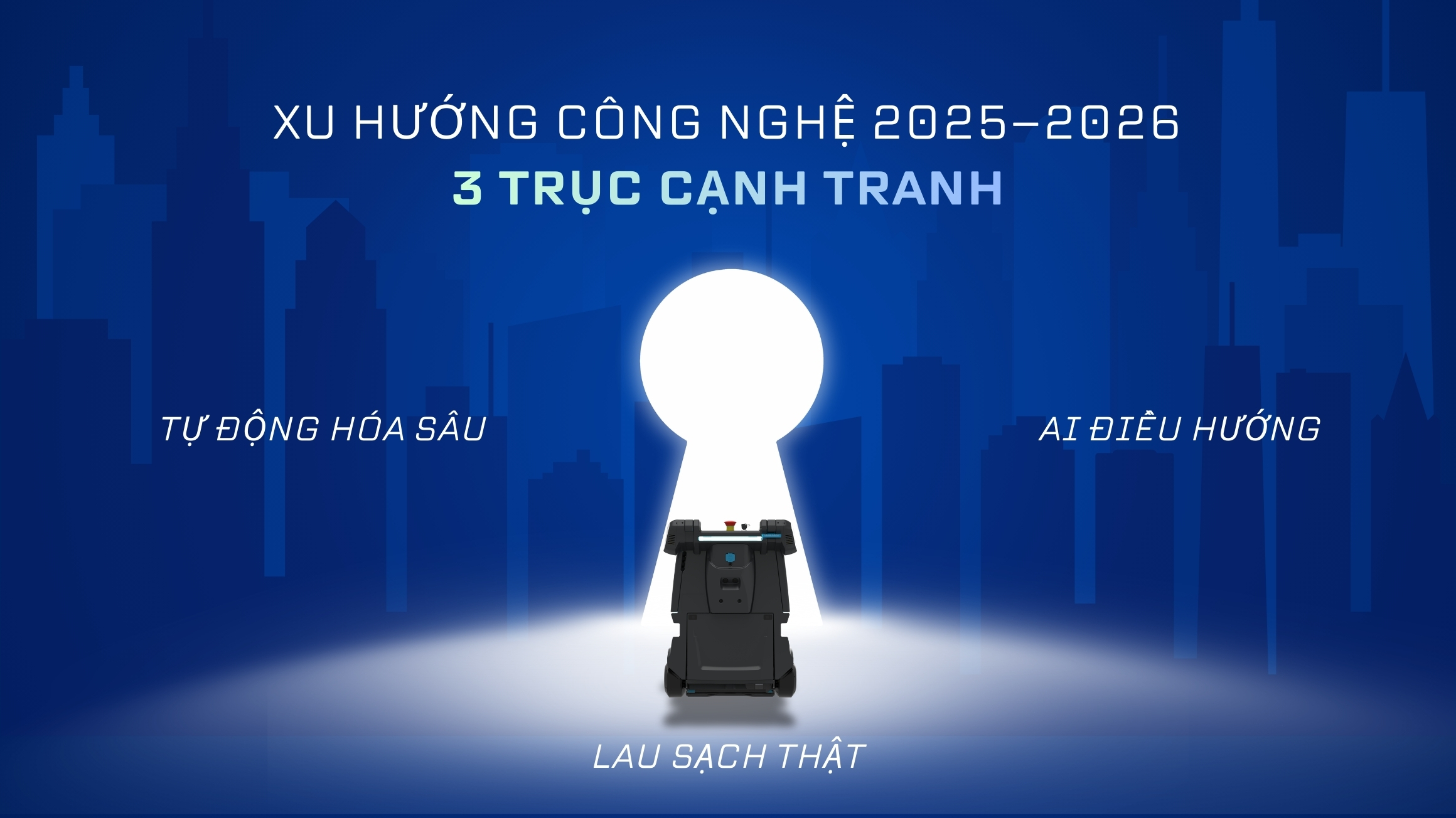 Xu hướng công nghệ 2025–2026: 3 trục cạnh tranh mới