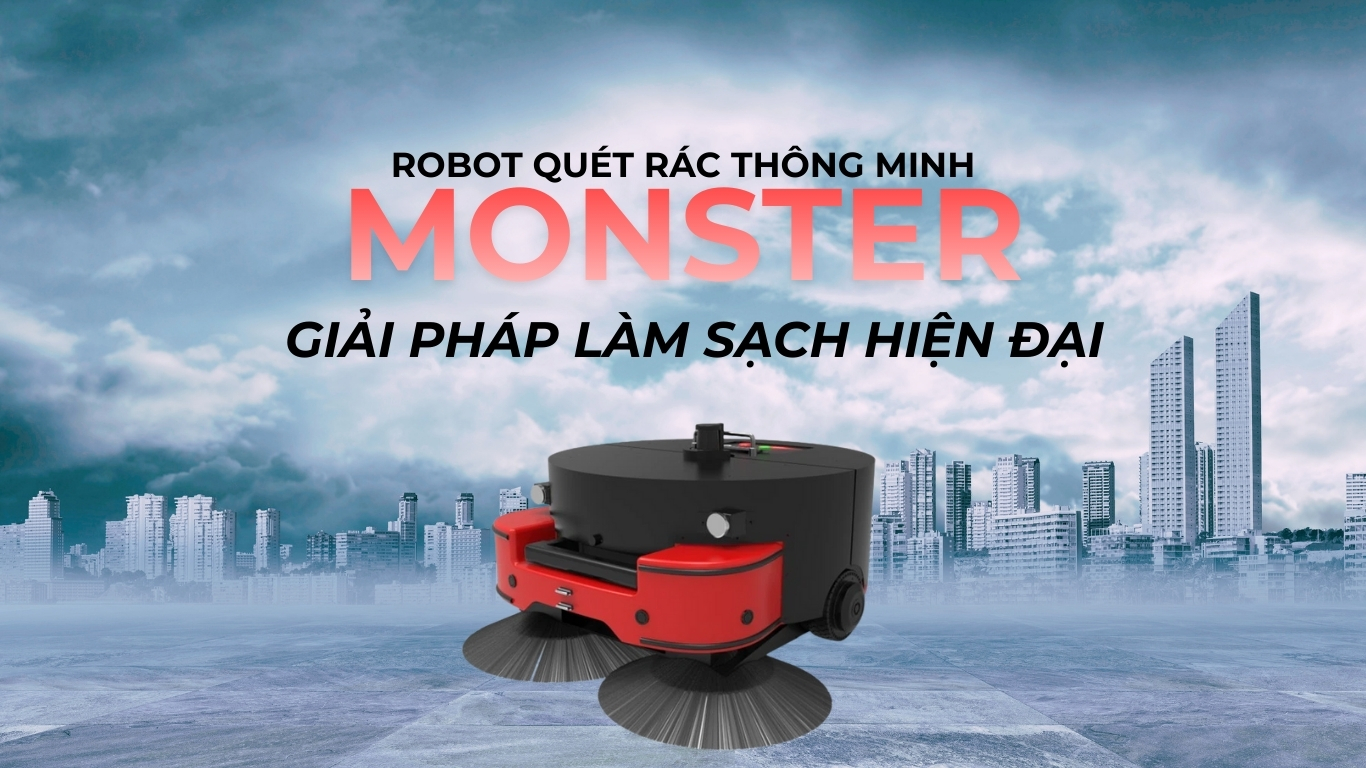 Robot quét rác thông minh MONSTER