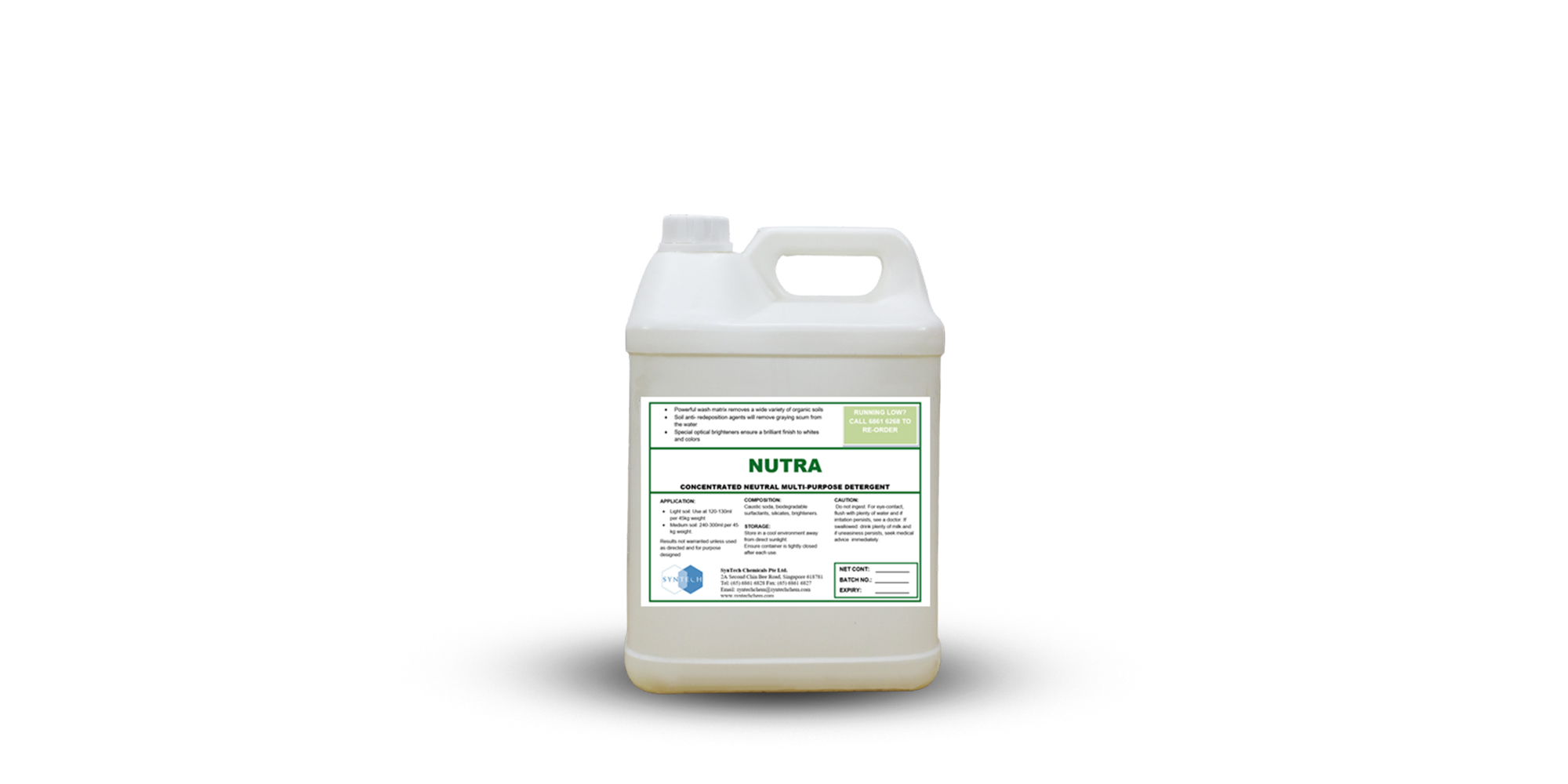 Nước rửa chén công nghiệp Syntech Nutra